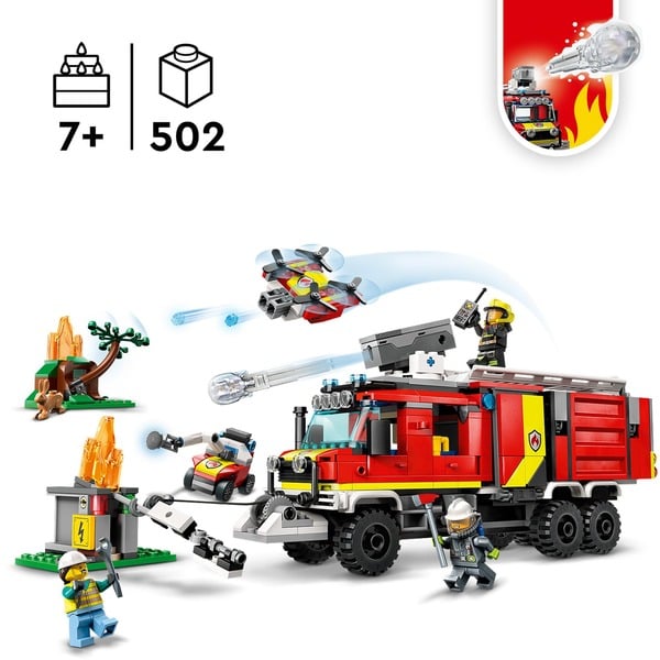 Lego City Einsatzleitwagen Der Feuerwehr Konstruktionsspielzeug