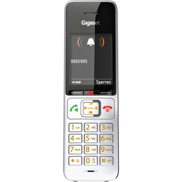 Gigaset COMFORT 500A, Analoges Telefon Silber/schwarz