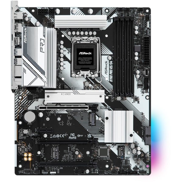 Asrock B Pro Rs D Mainboard Wei Schwarz