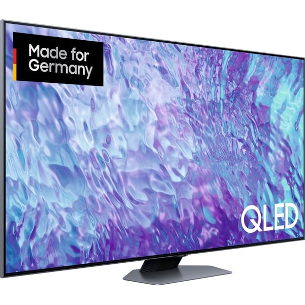 SAMSUNG GQ-55Q80C, QLED-Fernseher 138 cm (55 Zoll), silber, UltraHD/4K ...