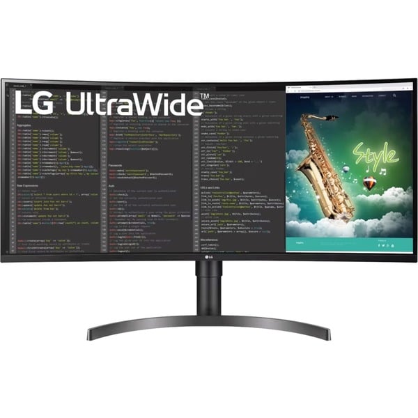 LG 35WN75CP-B, LED-Monitor 88.9 Cm (35 Zoll), Schwarz/silber, UWQHD ...