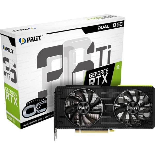 Palit Geforce Rtx 3060 Ti Dual Oc Grafikkarte 3x Displayport 1x Hdmi 2 1