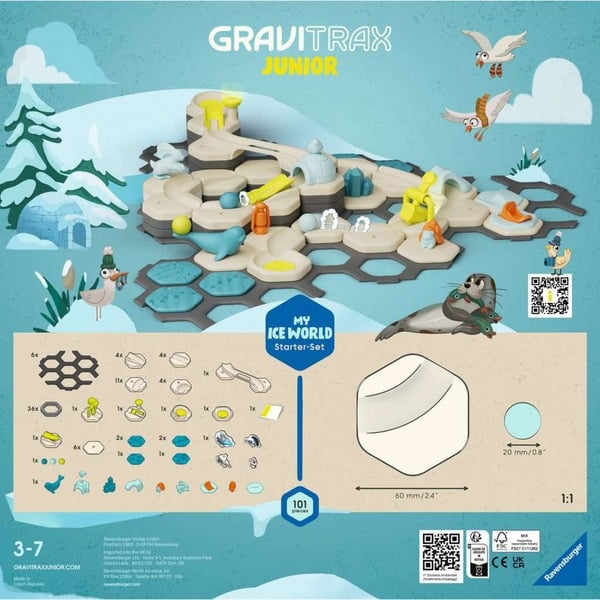 Ravensburger GraviTrax Junior Starter Set L Ice Bahn