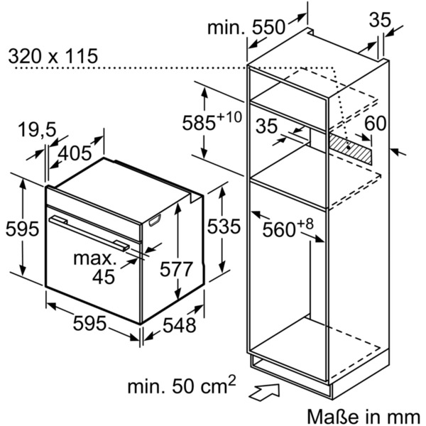 Духовой шкаф bosch hbg676es6 home connect