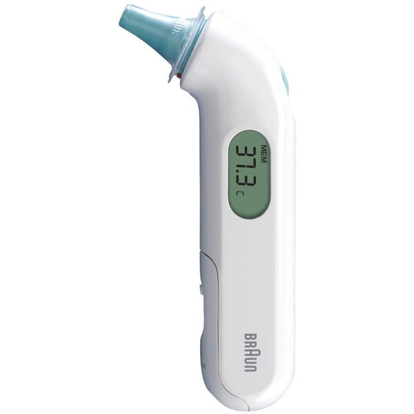 Braun Fieberthermometer Thermoscan 3 Weiß Infrarot Ohrthermometer