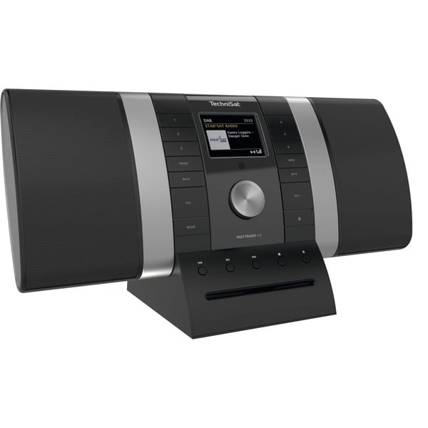 TechniSat Internetradio CD, Alexa WLAN, schwarz/silber, 4.0, Bluetooth, MULTYRADIO