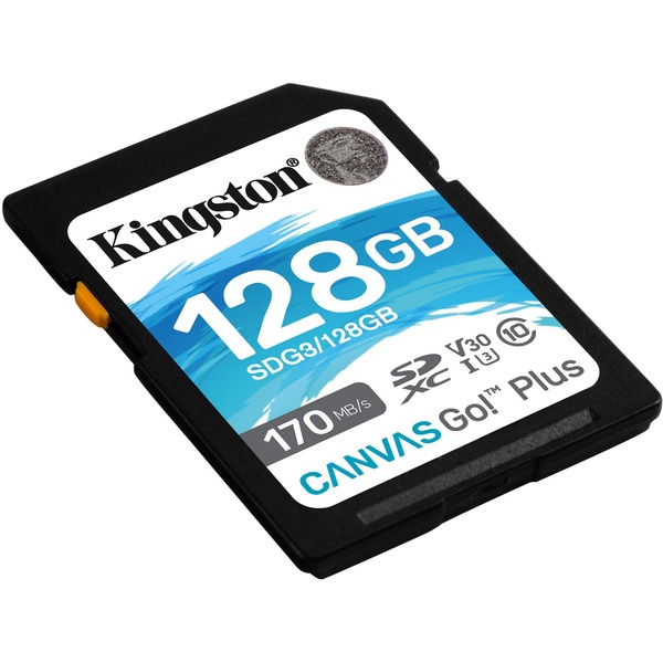 Карта памяти sdxc kingston canvas go plus 128 гб sdg3 128gb