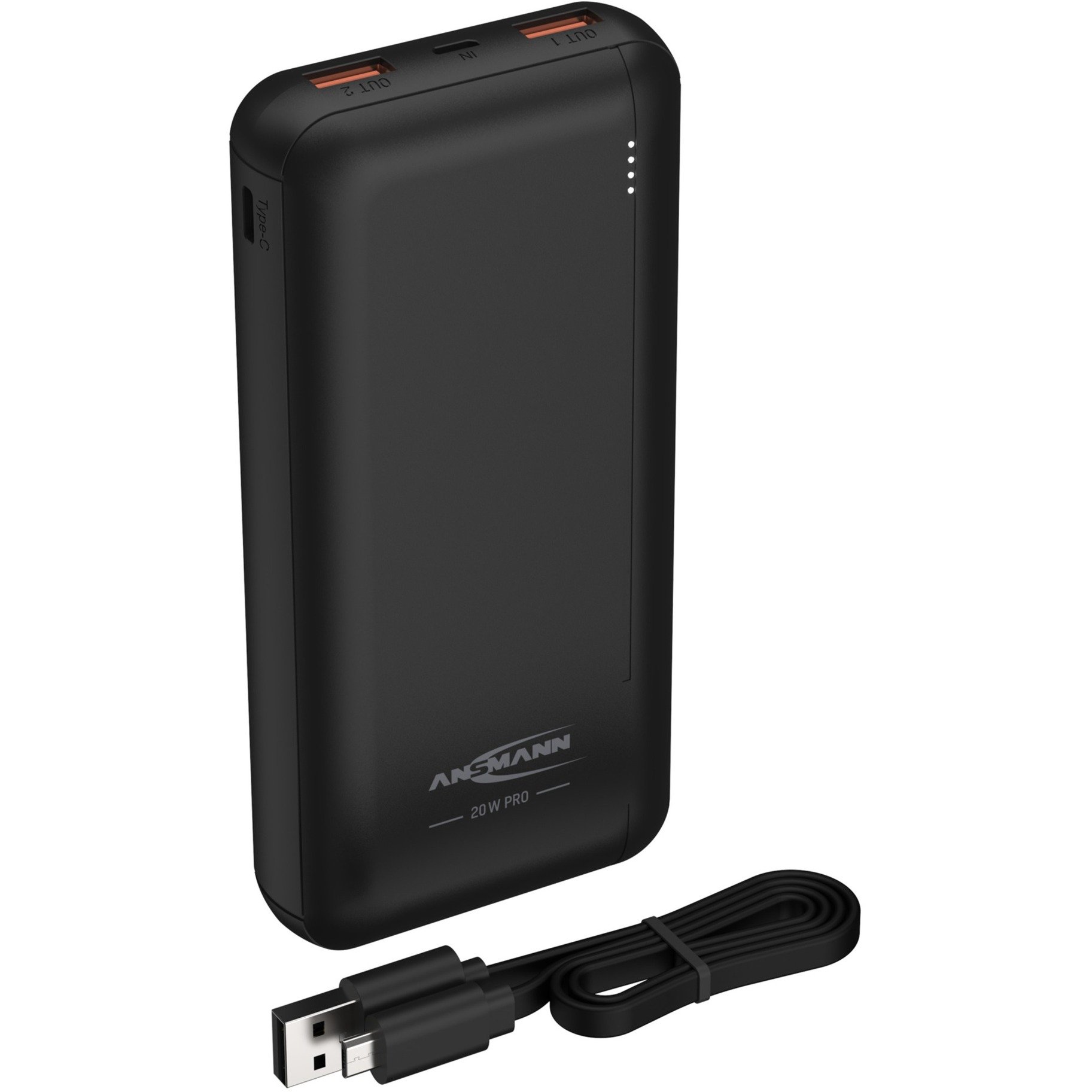 Ansmann Powerbank 20000mah Pb320pd Schwarz Usb C Power Delivery Pd 30 0351