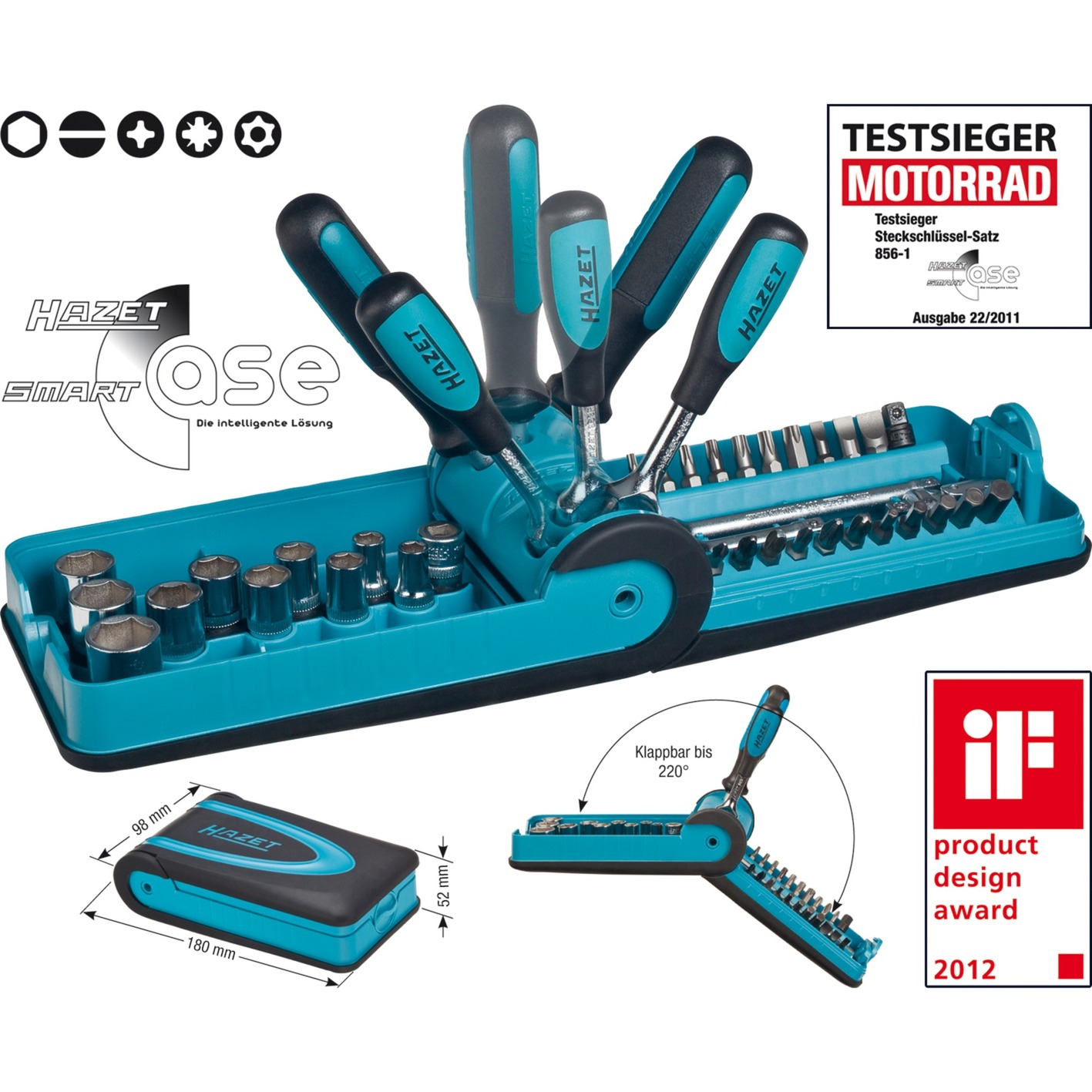 Hazet Steckschl Ssel Satz Werkzeug Set Im Ergonomischen