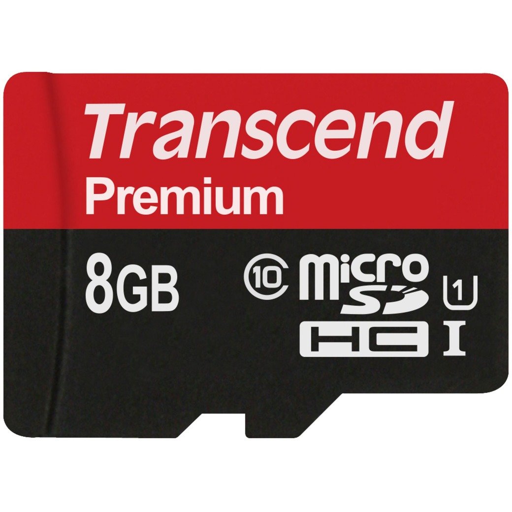Transcend microSD 8GB, Speicherkarte | 00760557824954