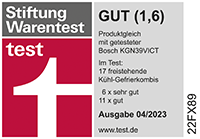 Bosch Home weiß Serie 4, | KGN392WCF Kühl-/Gefrierkombination